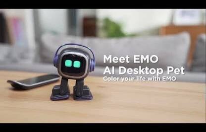 EMO Robot, AI domácí mazlíček na plochu, Living.AI