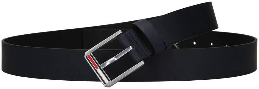 Pánský kožený opasek Tommy Hilfiger Jeans Derek - modrá