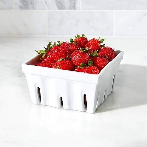 Berry Box White Porcelain Colander - image 4 of 9