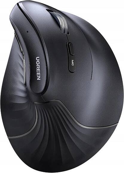 UGREEN vertikální myš UGREEN Bluetooth (BT 5.0 + 2.4G), ergonomická 4000 DPI