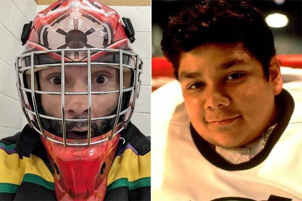 Shaun Weiss in 2024 and in 'D2: The Mighty Ducks'
