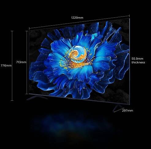 TCL 55 inch C6KS TV screen size