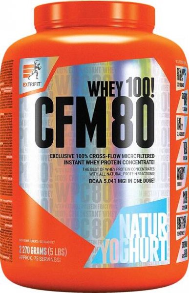 EXTRIFIT CFM Instant Whey 80 - 2270 g bílý jogurt od 1 414 Kč