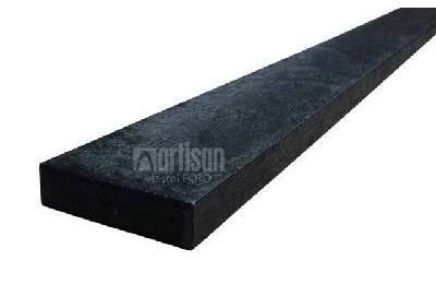 Plastové plotovky Transform rovné 78x21x980, černé - recyklát