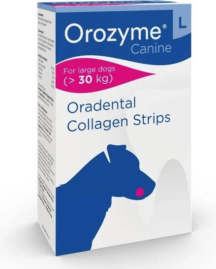 Orozyme plátky žvýkací pro psy L nad 30 kg