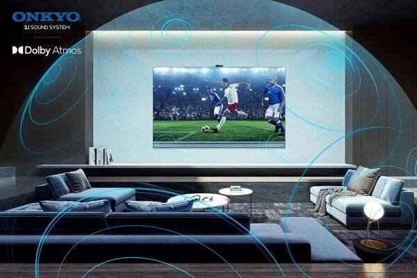 ONKYO 2.1 kanálová konfigurácia s podporou Dolby Atmos QLED 65C845 TCL