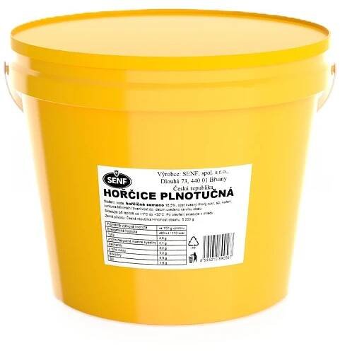 Hořčice plnotučná 1x5kg Senf