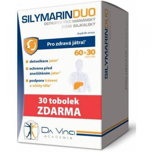 SILYMARIN DUO DaVinci tob.60+30 tob ZDARMA
