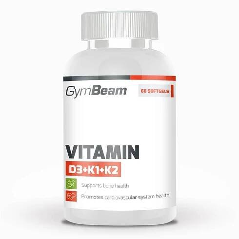 Vitamín D3+K1+K2 - GymBeam