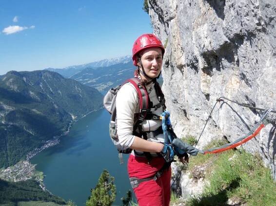 hany.info - Seewand klettersteig, horní část, Rakousko, Solná komora, Dachstein, Alpy