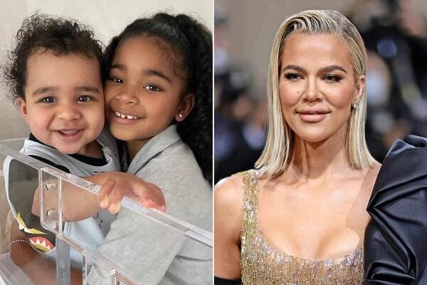 Khloé Kardashian's Daughter True Hugs Brother Tatum in Adorable Sibling Photo: 'My Babies'