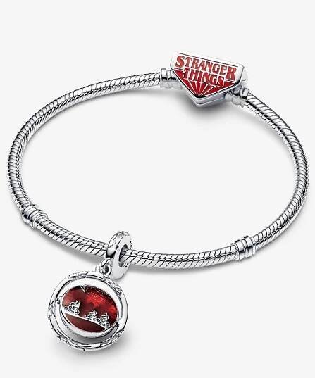 Stranger Things Glow-in-the-dark Upside Down Dangle Charm image number 3