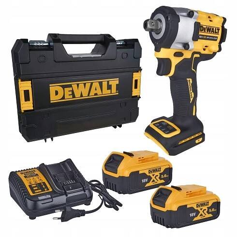 Příklepový klíč DeWalt DCF922P2T-QW 18 V 2x5 Ah