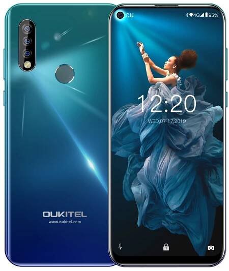 Oukitel C17 Pro, 64 GB modrý 64 GB modrý od 3 824 Kč