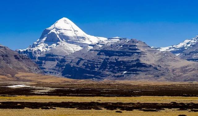 Tibet. Mount Kailash. South face.