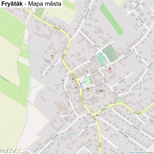 Fryšták - mapy | Kurzy.cz