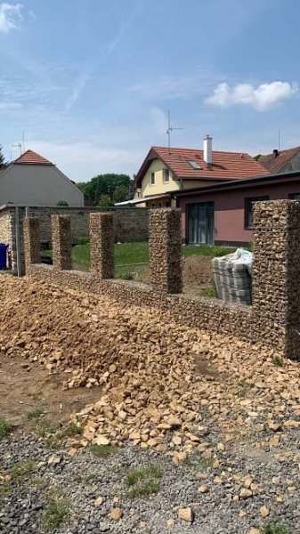 Gabionový plot v Litoměřicích – Gabiony na klíč