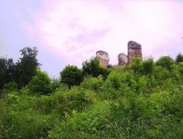 Brníčko-hradní palác od severovýchodu-Foto:Ulrych Mir.