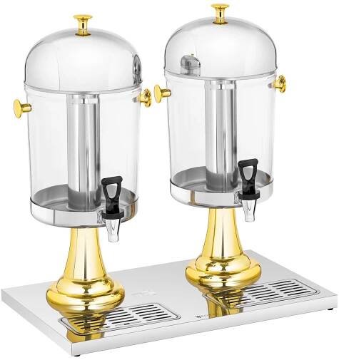 Dávkovač nápoje Royal Catering Dávkovač nápojů - 2 x 8 l - chladicí systém RCSD-2G