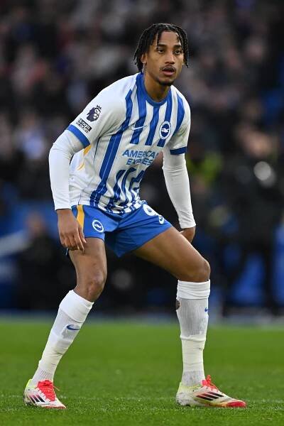 Joao Pedro of Brighton & Hove Albion on the pitch.