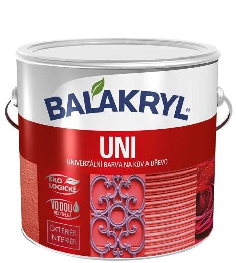 BALAKRYL Univerzální barva na kov a dřevo UNI LESK 0615 slonová kost 2,5 kg