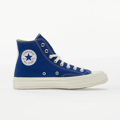 Pánské tenisky a boty Converse x Comme des Garçons PLAY Chuck 70 Hi Blue Quartz/ Egret