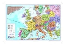 Mapa Evropy podložka na stůl 60x40cm