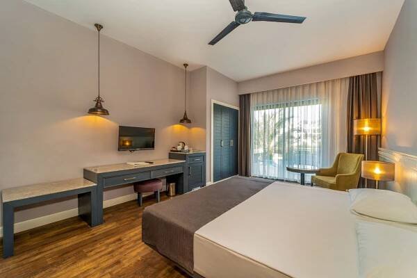 Posteľ alebo postele v izbe v ubytovaní Jiva Beach Resort - Ultra All Inclusive