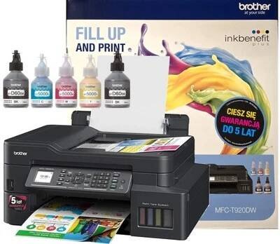 BROTHER MFC-T920DW duplex Wi-Fi LAN dolewane tusze +odbierz 5 letni serwis*