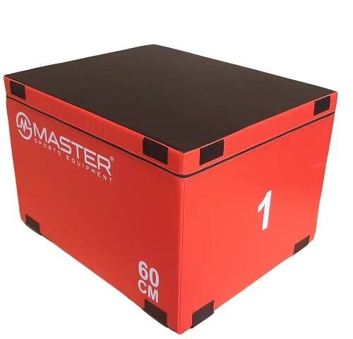Tréninkový plyo box MASTER Soft - 90 x 75 x 60 cm