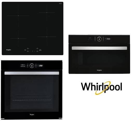 WHIRLPOOL Set WHIRLPOOL AKZM 8480 NB + AMW 730 NB + WS Q7360 NE + Záruka 5 let na MOTOR VENTILÁTORU trouby