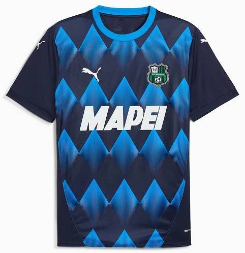 Navy PUMA t-shirt for adults with blue diamonds and the word MAPEI on the front.