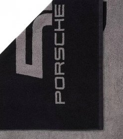 Porsche Design 50Y Beach Towel Ručník na pláž  černý/platinová šedá