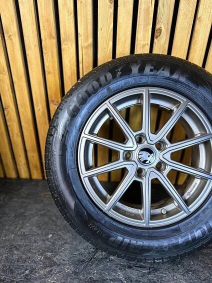Alu kola 5x112 r16 s pneu (65) - Žďár nad Sázavou