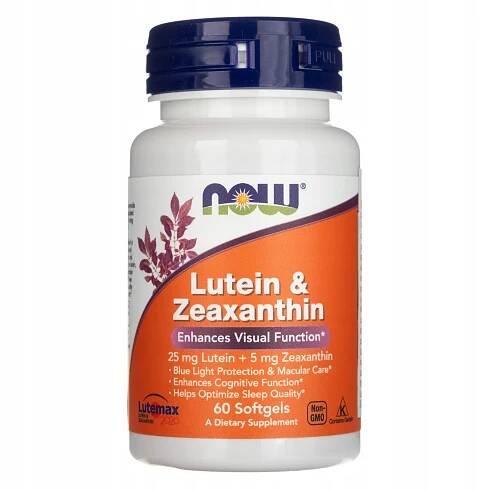 Now Foods Lutein Zeaxanthin 60 kapslí