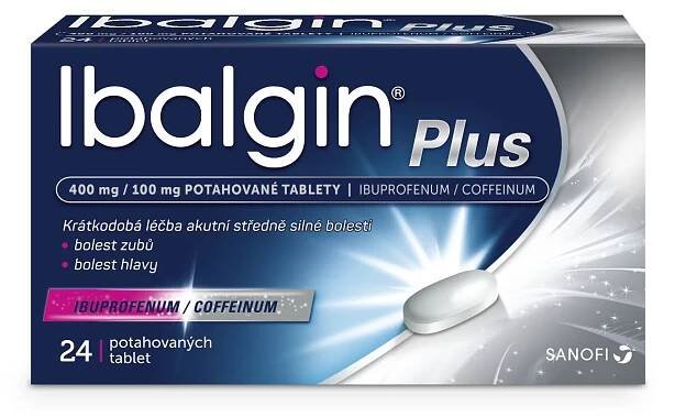 Ibalgin Plus 400 mg/100 mg 24 tablet