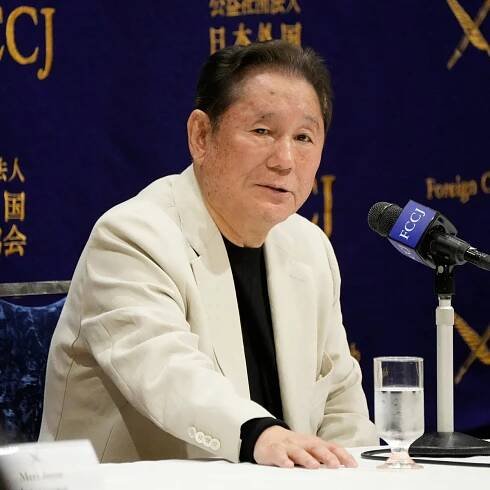 Japanese actor-director Kitano says his new film explores homosexual relations in the samurai world