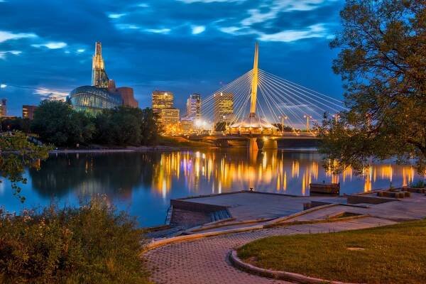 A photo of the Esplanade Riel, one of the great things to do in Winnipeg