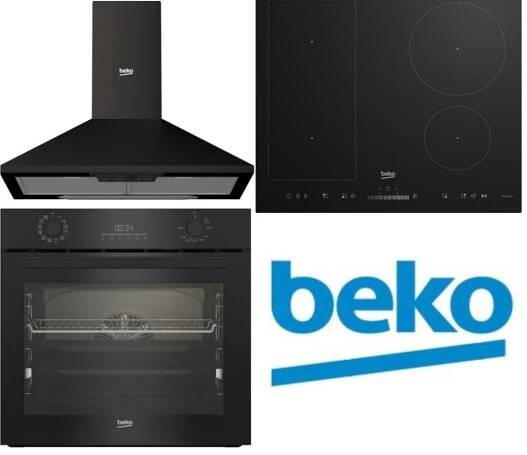 Vestavná trouba set Beko BBIR17300BCS + HII64500UFT + HCP61310B