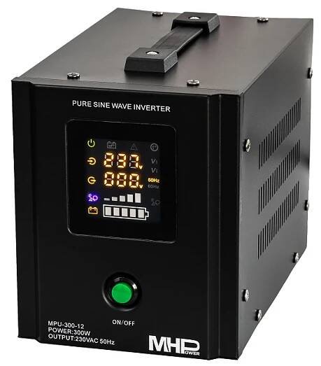 MHPower MPU-300-12, UPS, 300 W, čistý sinus, 12V