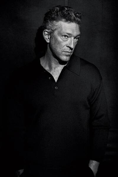 Greyscale Vincent Cassel Photoshoot Wallpaper