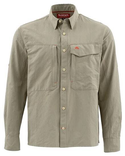 Rybářská košile Simms Guide Shirt Dark Khaki | CzechNymph.cz