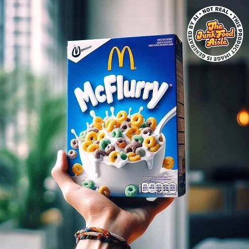 McDonald's McFlurry Cereal Creation - The Junk Food Aisle