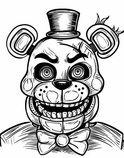 Five Nights at Freddy's Coloring Pages 18