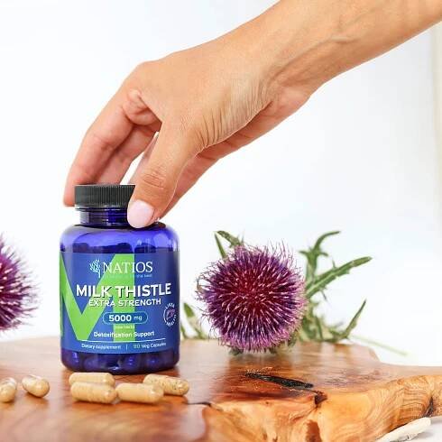 Natios Milk Thistle Extra Strength 5000 mg 90 kapslí
