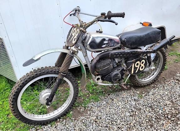 1972 Husqvarna CR125 dirt bike