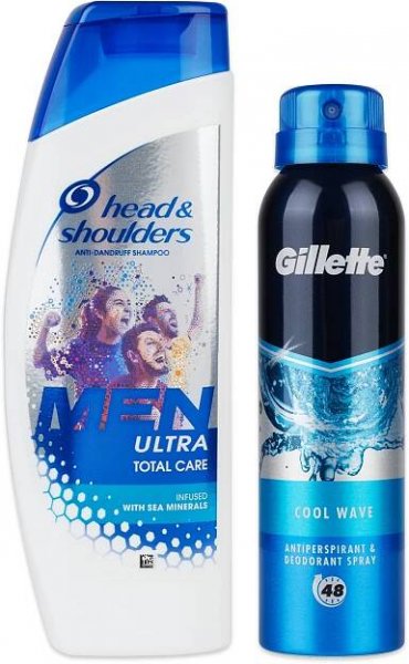 Kazeta H&S + GILLETTE (šampon 270 ml + deo 150 ml) 79 Kč