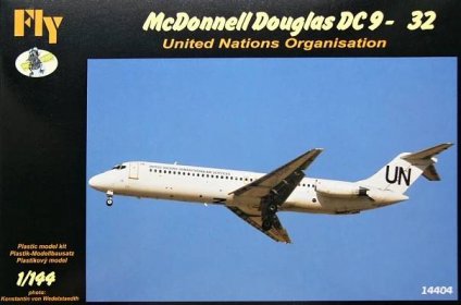 Fly McDonnell Douglas Dc-9-32 United Nations 14404 1:144