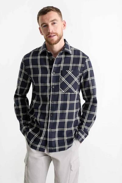 Košile - regular fit - kent - kostkovaná