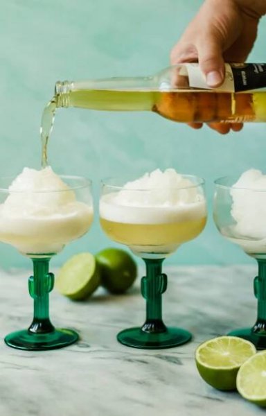 what is a margarita with beer in it called? pouring corona beer over a coronarita or beergarita